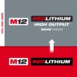 Milwaukee M12 12-Volt Lithium-Ion XC Extended Capacity 3.0 Ah Battery Pack (2-Pack) and M12 XC High Output 5.0 Ah Battery Pack 48-11-2412-48-11-2450