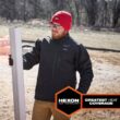 Milwaukee Men's Large M12 12-Volt Lithium-Ion Cordless Tough Shell Black Heated Jacket with (1) 3.0 Ah Battery and Charger M100B-21L