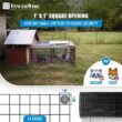 Fencer Wire 4 ft. x 50 ft. 14-Gauge Black PVC Coated Welded Wire Fence with Mesh Size 1 in. x 1 in. WV14-B4X50M11 Fencer Wire 4 ft. x 50 ft. 14-Gauge Black PVC Coated Welded Wire Fence with Mesh Size 1 in. x 1 in. WV14-B4X50M11