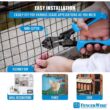 Fencer Wire 4 ft. x 50 ft. 14-Gauge Black PVC Coated Welded Wire Fence with Mesh Size 1 in. x 1 in. WV14-B4X50M11 Fencer Wire 4 ft. x 50 ft. 14-Gauge Black PVC Coated Welded Wire Fence with Mesh Size 1 in. x 1 in. WV14-B4X50M11