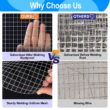 NVNOO 1/2 in. 48 in. x 50 ft. 19-Gauge PVC Vinyl Coated Wire Mesh Hardware Cloth for Garden Chicken Fencing, Black 2F6E7N8P NVNOO 1/2 in. 48 in. x 50 ft. 19-Gauge PVC Vinyl Coated Wire Mesh Hardware Cloth for Garden Chicken Fencing, Black 2F6E7N8P