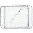 Everbilt 10 ft. W x 4 ft. H Galvanized Steel Drive Fence Gate 328402EB