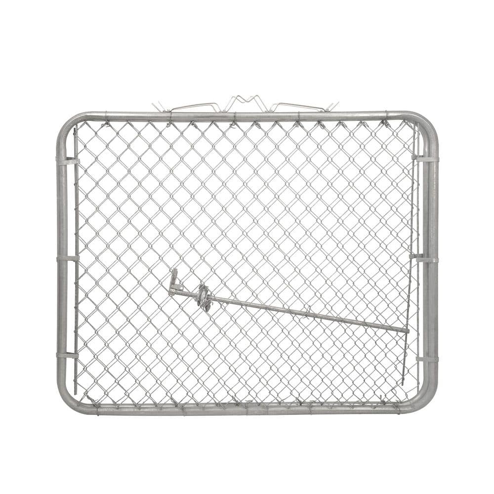 Everbilt 10 ft. W x 4 ft. H Galvanized Steel Drive Fence Gate 328402EB Everbilt 10 ft. W x 4 ft. H Galvanized Steel Drive Fence Gate 328402EB