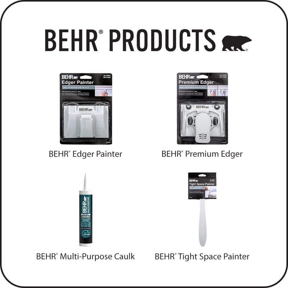 BEHR PREMIUM PLUS 5 gal. Ultra Pure White Semi-Gloss Enamel Low Odor Interior Paint & Primer 305005 BEHR PREMIUM PLUS 5 gal. Ultra Pure White Semi-Gloss Enamel Low Odor Interior Paint & Primer 305005