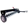Brinly-Hardy 40 in. Pull-Behind Spike Aerator with Transport Wheels for Lawn Tractors and Zero-Turn Mowers SAT2-40BH-G