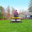 Brinly-Hardy 40 in. Pull-Behind Spike Aerator with Transport Wheels for Lawn Tractors and Zero-Turn Mowers SAT2-40BH-G