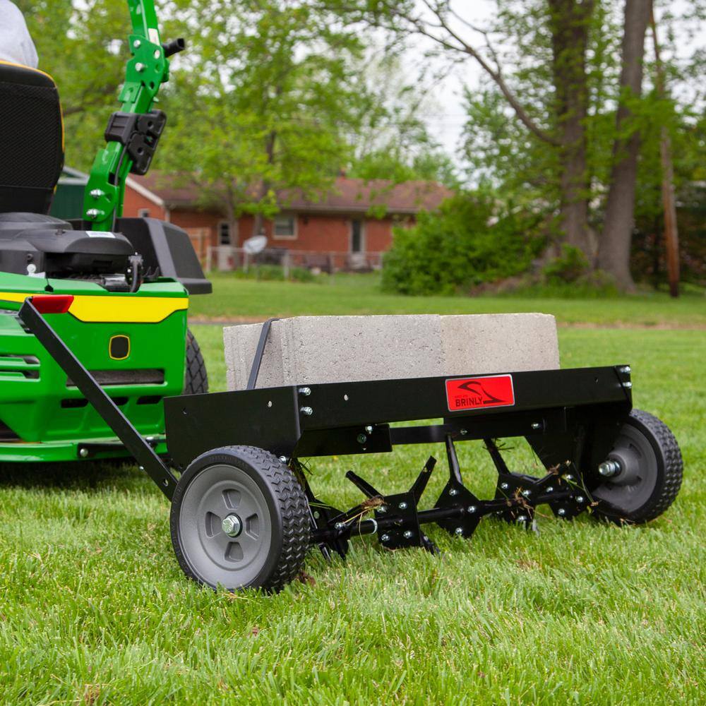 Brinly-Hardy 40 in. Tow-Behind Plug Aerator for Lawn Tractors and Zero-Turn Mowers PA-40BH