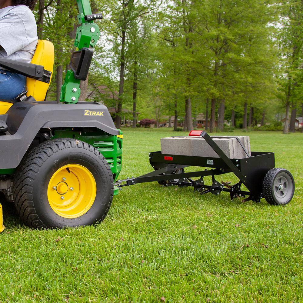 Brinly-Hardy 40 in. Tow-Behind Plug Aerator for Lawn Tractors and Zero-Turn Mowers PA-40BH