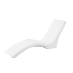 Step2 Vero Pool Lounger, Fade-Resistant, Waterproof Patio Furniture, Pool Lounge Chair for Sun Shelf, Weighted, White
