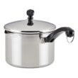 Farberware Classic Stainless Steel Cookware Pots and Pans Set, 15-Piece, 50049, Silver