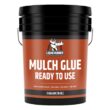 Liquid Rubber Pre-Mixed Mulch Glue - Long Lasting Bond for Landscaping and Gardens, 5 Gallon