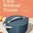 Caraway Nonstick Ceramic Dutch Oven Pot with Lid (6.5 qt, 10.5")- Oven Safe & Compatible with All Stovetops - Navy