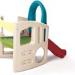 Step2 Panda Climber | Outdoor Toddler Activity Playset, Tan/Red/Yellow/Blue