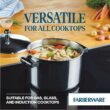 Farberware Classic Stainless Steel Cookware Pots and Pans Set, 15-Piece, 50049, Silver