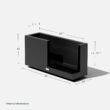 Veradek Block Series Long Box Planter - Large Rectangular Planter for Indoor or Outdoor Patio/Porch