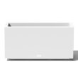 Veradek Block Series Long Box Planter - Large Rectangular Planter for Indoor or Outdoor Patio/Porch, White