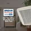 Broan-NuTone BKR60 QuickKit Ultra-Quiet Bath Fan Replacement Motor and Cover/Grille, 60 CFM, 20% more power, White Broan-NuTone BKR60 QuickKit Ultra-Quiet Bath Fan Replacement Motor and Cover/Grille, 60 CFM, 20% more power, White