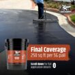 Liquid Rubber Driveway Restore - Highly Flexible Asphalt Coating Fills Cracks and Revitalize, Easy to Use and Apply, 5 Gallon