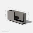 Veradek Block Series Long Box Planter - Large Rectangular Planter for Indoor or Outdoor Patio/Porch, Gray