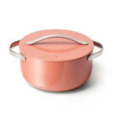 Caraway Nonstick Ceramic Dutch Oven Pot with Lid (6.5 qt, 10.5") - Non Toxic, PTFE & PFOA Free - Perracotta
