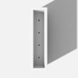 Veradek Span Plastic Box Series Planter - Tall Rectangular,Medium, White