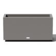 Veradek Block Series Long Box Planter - Large Rectangular Planter for Indoor or Outdoor Patio/Porch, Gray