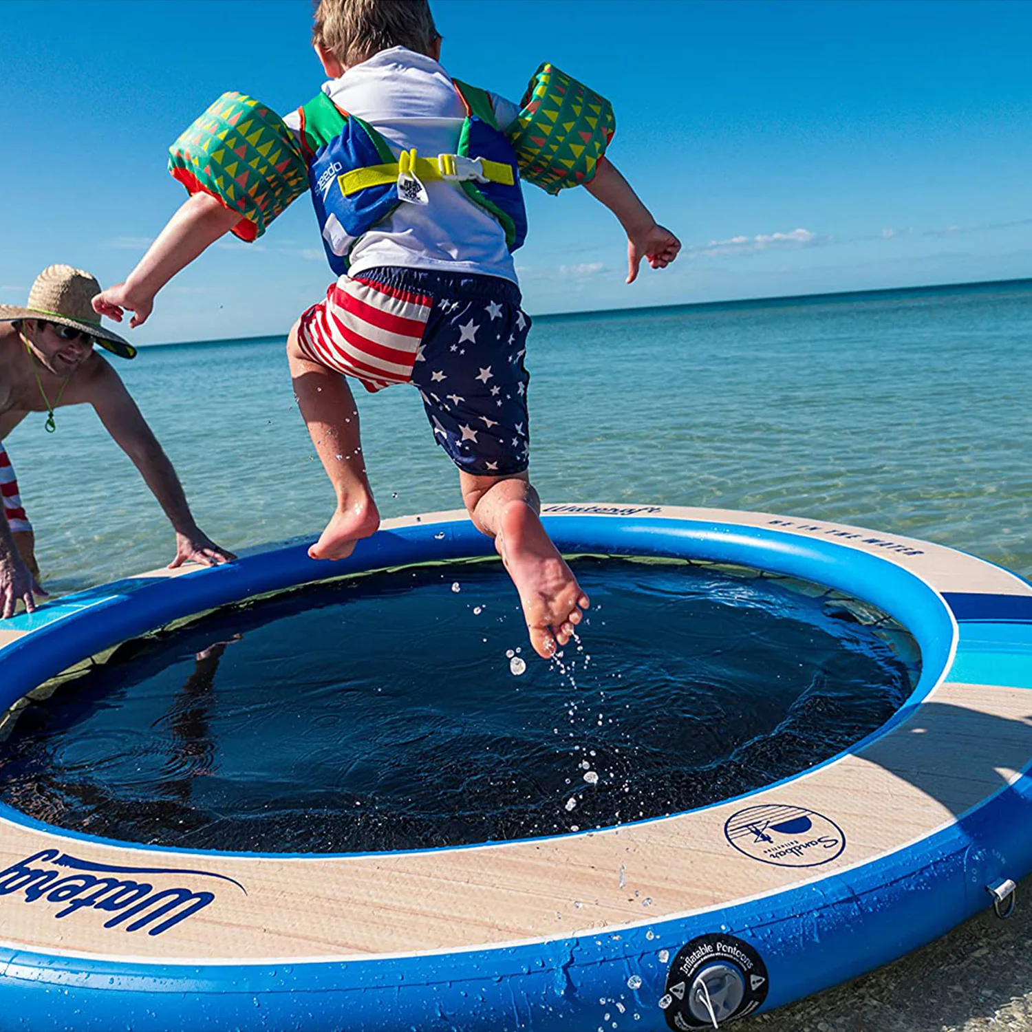 Wateraft 96-Inches x 6 -Seat Blue Inflatable raft Wateraft 96-Inches x 6 -Seat Blue Inflatable raft - Image 8