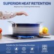 Granitestone True 20 Pc Pots and Pans Set Non Stick Cookware Set with Deep Square Pan and Bakeware Set, Blue Diamond