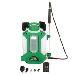 FlowZone Cyclone 3 Battery Powered Backpack Sprayer - Variable-Pressure 5-Position Electric Lawn & Garden Sprayer - 4 Gallon