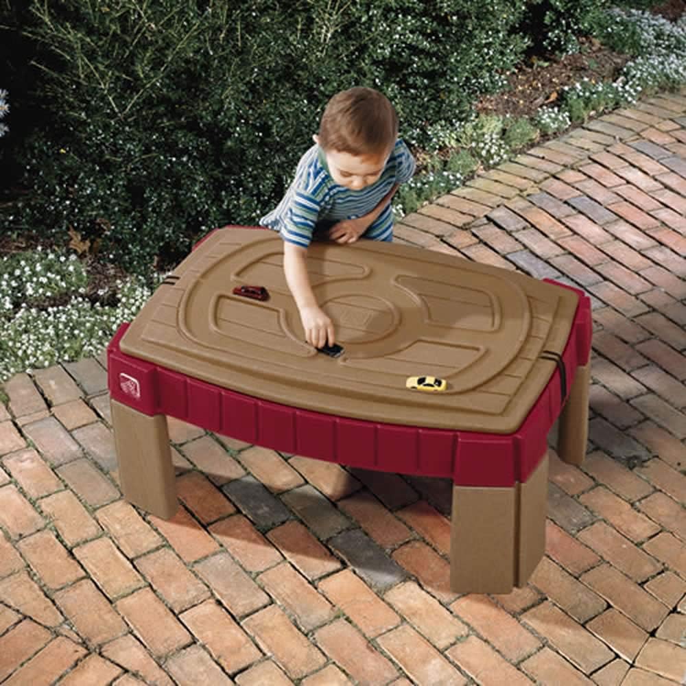 Step2 Naturally Playful Sand Table, Kids Sand Activity Sensory Table, 5 Piece Accessory Kit, Toddler Summer Outdoor Toys, 2+ Years Old Step2 Naturally Playful Sand Table, Kids Sand Activity Sensory Table, 5 Piece Accessory Kit, Toddler Summer Outdoor Toys, 2+ Years Old - Image 7