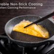 JEETEE Pots and Pans Set Nonstick 20PCS, Granite Coating Induction Compatible with Frying Saucepan (Grey, Cookware Set)
