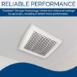 Broan-NuTone AE110 Invent Flex ENERGY STAR Qualified Single-Speed Ventilation Fan, 110 CFM 1.0 Sones, White
