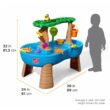 Step2 Tropical Rainforest Water Table, Kids Water and Sand Activity Sensory Playset, Summer Outdoor Toys, Blue & Brown Step2 Tropical Rainforest Water Table, Kids Water and Sand Activity Sensory Playset, Summer Outdoor Toys, Blue & Brown
