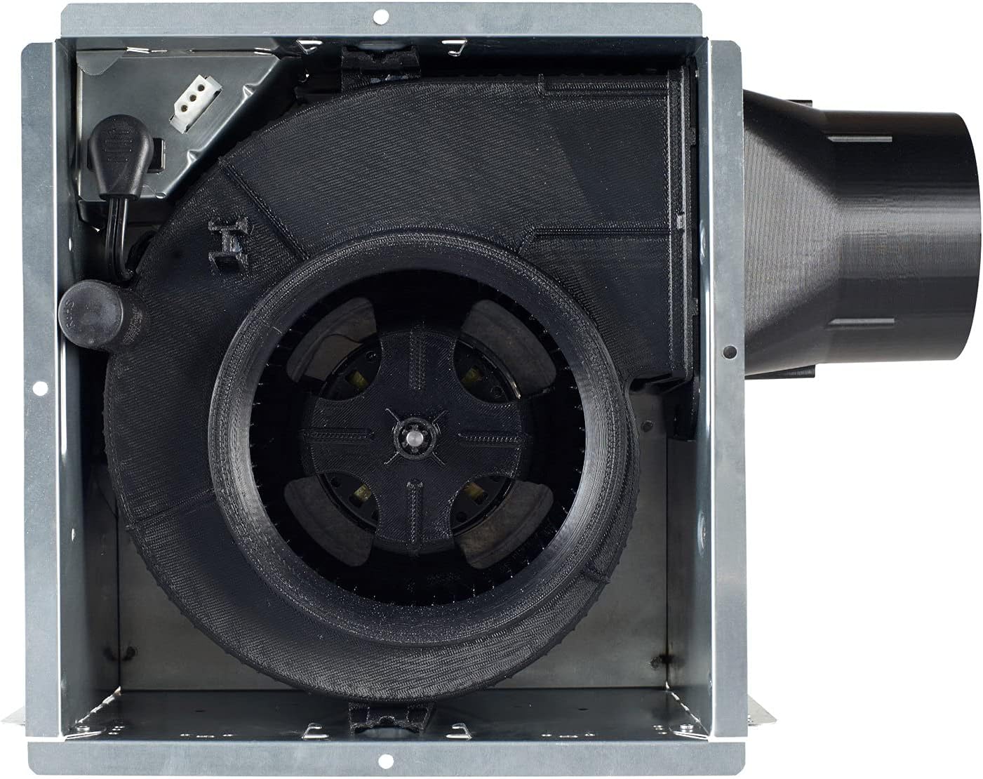 Broan-NuTone AE110L Ventilation Fan with LED Light and Roomside Installation, ENERGY STAR Certified, 110 CFM 1.0 Sones White Broan-NuTone AE110L Ventilation Fan with LED Light and Roomside Installation, ENERGY STAR Certified, 110 CFM 1.0 Sones White - Image 3