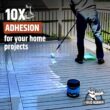 Liquid Rubber Multi-Purpose Primer - Use on Concrete and Wood, Water-Based Non-Toxic and Fast Drying, Easy to Apply, 1 Gallon
