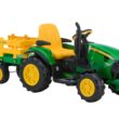 Peg Perego John Deere Ground Force Tractor with Trailer 12 Volt Ride on