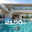 RERIOU Cordless Robotic Pool Cleaner -Pool Vacuum 180W Brushless Motor, 45,000Pa Suction, Wall Climbing, Sonar Navigation