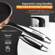 Deluxe DUXANO 14PC Healthy Pots and Pan With 9H Anti-scratch Coating, 2-Layer Non-Stick Ceramic&PFAS Free, Dishwasher Safe