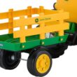 Peg Perego John Deere Ground Force Tractor with Trailer 12 Volt Ride on