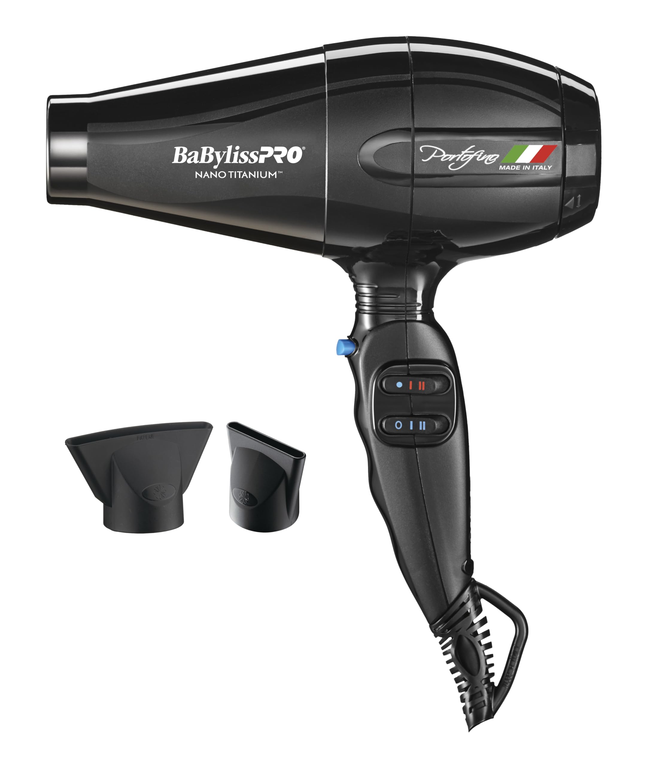 BaBylissPRO Nano Titanium Italian Portofino Hair Dryer - Professional 2000 Watt Blow Dryer BaBylissPRO Nano Titanium Italian Portofino Hair Dryer - Professional 2000 Watt Blow Dryer