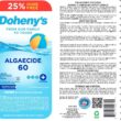Doheny's Algaecide 60, Pro-Grade, Metal-Free & Non-Foaming, Prevents All Algae Types, No Stains or Clouding, 4 x 40oz (160oz)