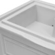 Good Ideas Savannah Elevated Garden Colonial Style 42 Gallon Rain Saver Barrel with Planter and Two Metal Spigots, Cool Gray