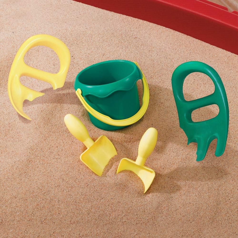 Step2 Naturally Playful Sand Table, Kids Sand Activity Sensory Table, 5 Piece Accessory Kit, Toddler Summer Outdoor Toys, 2+ Years Old Step2 Naturally Playful Sand Table, Kids Sand Activity Sensory Table, 5 Piece Accessory Kit, Toddler Summer Outdoor Toys, 2+ Years Old - Image 4