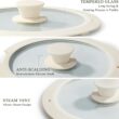 CAROTE Pots and Pans Set Non Stick, 15pcs Cookware Sets, Dishwasher/Oven/Fridge Safe, Kitchen Set, Space Saving Pots Set