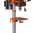 WEN 10-Inch Benchtop Drill Press, 6.2-Amp 5-Speed Motor with Cast Iron Construction, Laser and LED Work Light (DP1050)