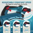 GROWORT Leaf Blower Cordless - 630CFM/160MPH, 21V Powerful Electric Cordless Leaf Blower with 2 x 4.0Ah Batteries and Charger