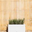Veradek Block Series Long Box Planter - Large Rectangular Planter for Indoor or Outdoor Patio/Porch, White