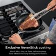 Ninja Pots and Pans Set Non Stick | Comfort Grip 10-Piece Cookware Set with NeverStick, Oven Safe to 400°F, CW69010