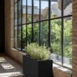 Veradek Block Series Long Box Planter - Large Rectangular Planter for Indoor or Outdoor Patio/Porch