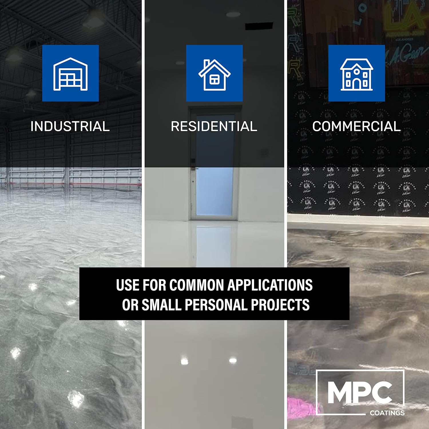 Master Protective Coatings MPC-100 Epoxy Resin Kit, 3-Gallon Clear & Pre-Tinted Resin, Light Grey, Floor Epoxy Kit Master Protective Coatings MPC-100 Epoxy Resin Kit, 3-Gallon Clear & Pre-Tinted Resin, Light Grey, Floor Epoxy Kit - Image 4